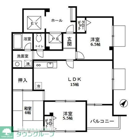 ベルメゾンの物件間取画像